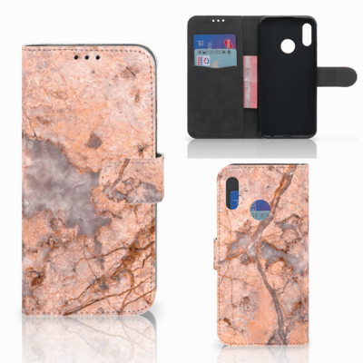 Honor 10 Lite | Bookcase | Marmer Oranje