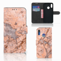 Honor 10 Lite | Bookcase | Marmer Oranje - thumbnail