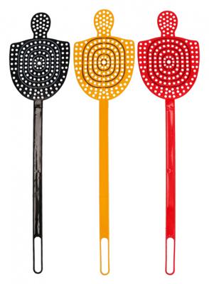 Gerimport vliegenmeppers 43 x 12 cm zwart/geel/rood Gerimport vliegenmeppers 43 x 12 cm zwart/geel/rood