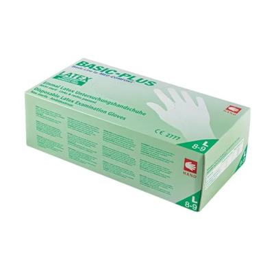 Ampri Wegwerphandschoen | maat XL lichtbeige | latex | EN 455 PSA-categorie I | 100 stuks - 01039-XL - 01039-XL - thumbnail