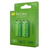 GP RecyKo+ 2 batterijen C babybatterij - thumbnail