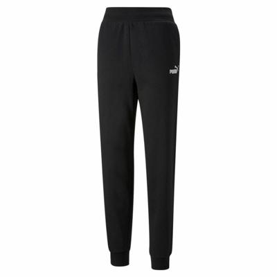 Volwassenen Trainingbroek Puma ESS+ Embroidery High-Waist Vrouw Zwart - Maat: M