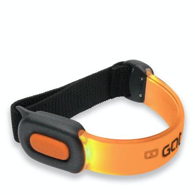 Outwet Gato armband led usb one size neon oranje