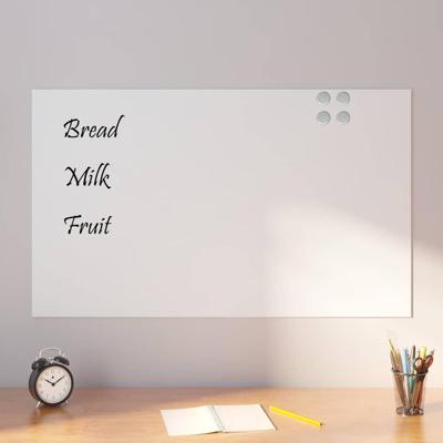 Wandmagneetbord 100x60 cm gehard glas wit