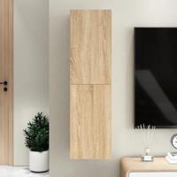 VidaXL Tv-meubel 30,5x30x110 cm bewerkt hout sonoma eikenkleurig - thumbnail