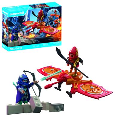 Playmobil 71833 Superheld en zijn drone tegen een ninja, Superhelden