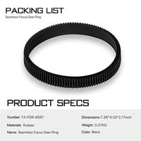 Tilta Seamless Focus Gear Ring for 85mm to 87mm Lens - thumbnail