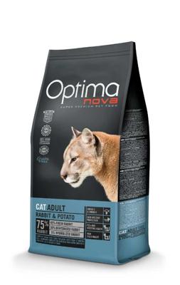 OPTIMANOVA Cat Rabbit & Potato - droog kattenvoer - 8kg