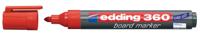 Whiteboardmarker edding 360 rond 1.5-3mm rood - thumbnail