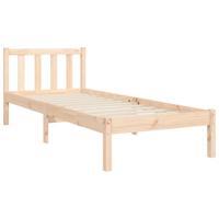 Bedframe zonder matras massief grenenhout 160x200 cm - thumbnail