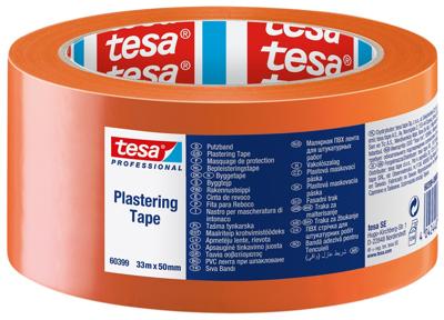 tesa SPVC 60399-00001-01 Gipstape tesa Professional Oranje (l x b) 33 m x 50 mm 1 stuk(s)