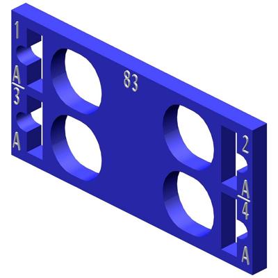 Siemens 6ES71936CP832AB0 6ES7193-6CP83-2AB0 PLC-kleurcoderingschild