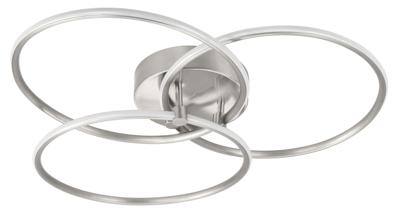 Highlight PlafondlampCircles design nikkel Ø 49cm - P6593.30