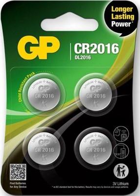 GP cr2016 lithium 3volt blister 4 3212335 GP cr2016 lithium 3volt blister 4 3212335