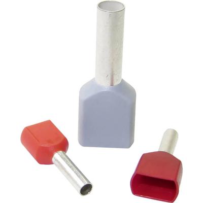 WKK ART003798 Dubbele adereindhulzen 0.34 mm² Deels geïsoleerd Turquoise 500 stuk(s)