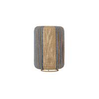 Lyora TafellampAbby Ø 33cm bruin met blauw - 9586611 - thumbnail