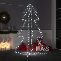 VidaXL Kegelkerstboom 200 led's binnen en buiten 98x150 cm - thumbnail