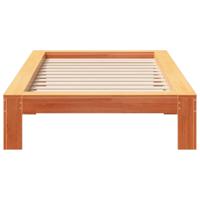Bedframe zonder matras massief grenenhout wasbruin 180x200 cm - thumbnail