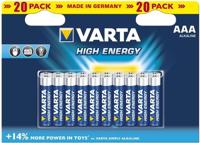 Varta 4903121420 Wegwerpbatterij AAA Alkaline - thumbnail