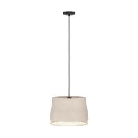 Eglo HanglampTabley Ø 38cm - linnen met rotan - 43975 - thumbnail