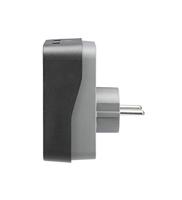 APC pme1wu2b-gr tussenstekker met overspanningsbeveiliging 3680w 1x stopcontact + 2x usb lader - thumbnail