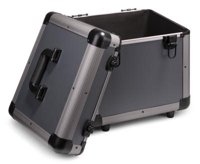 Power Dynamics RC100 Vinyl Record case voor 12 inch platen titanium Power Dynamics RC100 Vinyl Record case voor 12 inch platen titanium