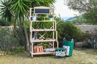 Floor cushion Home ESPRIT Bruin Katoen Polyester 40 x 25 x 4 cm - thumbnail