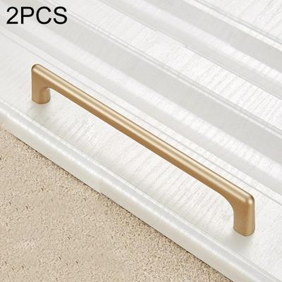 2 stuks 9011-160 moderne eenvoudige kast deur handvat lade kast zink legering handvat (goud)