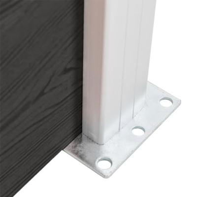 VidaXL Schuttingpaneel 95x186 cm hkc grijs