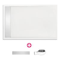 Douchebak rechthoek zelfdragend Easy Tray 110x80x5cm Wit Glans - thumbnail