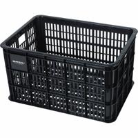 Basil fietskrat l - groot - 40 liter - zwart - thumbnail