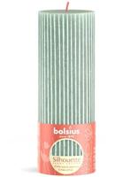 Bolsius rustieke stompkaars 19x6,8 cm jade green - thumbnail
