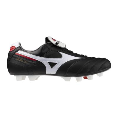 Mizuno Morelia II Japan Gras / Kunstgras Voetbalschoenen (MG) Zwart Wit Rood