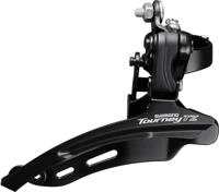 Shimano voorderailleur 6/7-speed tourney tz fd-tz510 down swing hoge klem ø28,6 mm 48t - thumbnail