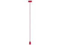 Design lamphouder met textielkabel rood Velleman - Velleman - thumbnail