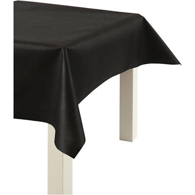 Creativ Company Tafelkleed gemaakt van namaaktextiel, b: 125 cm, 70 gr, zwart, 10 m/ 1 rol - thumbnail
