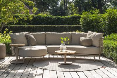 4 Seasons Sardinia ronde hoekbank - latte