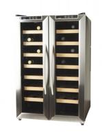 Wine Klima D32 Vrijstaand Zwart, Roestvrijstaal 32 fles(sen) Compressorwijnkoeler D - thumbnail