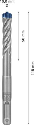 HAMBERB SDS PLUS-7X 10X50X115
