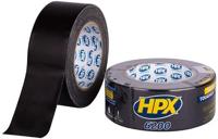 HPX Producten/duct tape reparatietape zwart 48mm x 25m - thumbnail