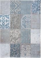 Louis de Poortere - 8981 Vintage Patchwork Bruges Blue - 280x360 cm Vloerkleed - thumbnail