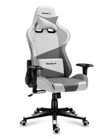 Huzaro Force 6.2 PC-gamestoel Kuipzitje Grijs, Wit - thumbnail