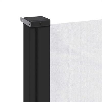 Windscherm uittrekbaar 160x300 cm wit