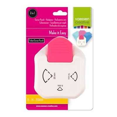 Vaessen Creative • 3-in-1 label hoekpons ticket