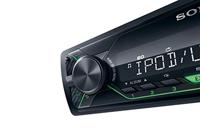 Sony DSX-A212UI MP3 autoradio (met extra bass, USB, AUX aansluiting en iPod/iPhone Control functie) verlichting: groen - thumbnail