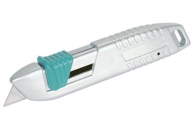 Wolfcraft Veiligheidsmes | Met intrekbaar mes | 1 stuk - 4134000 Wolfcraft Veiligheidsmes | Met intrekbaar mes | 1 stuk - 4134000