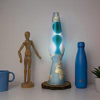 Itotal Lavalamp wereldkaart, 40cm - thumbnail