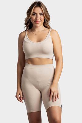 Malelions Ivy Rib Set Dames Beige - Maat S/M - Kleur: Beige | Soccerfanshop