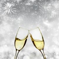 Servet l33b33 cm toast of joy 20st Duni - Duni - thumbnail