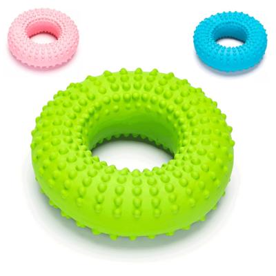 Nobleza Honden piepspeelgoed - Grote ring - Rubber - 12,5 cm